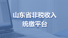 山東省非稅收入統繳平臺